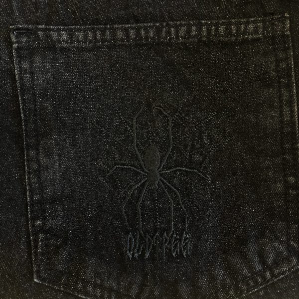 Jeans Extra Baggy Negro Silver Spider Old Tree - Imagen 3