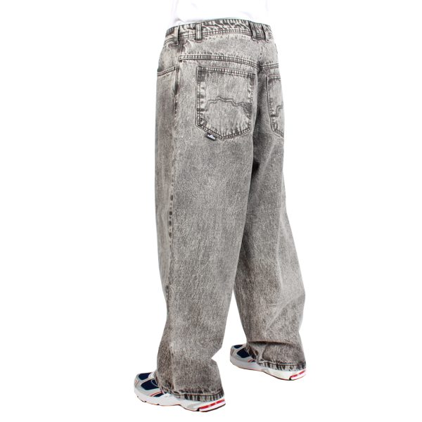 Jeans Extra Baggy Acid Wash White Old Tree - Imagen 4