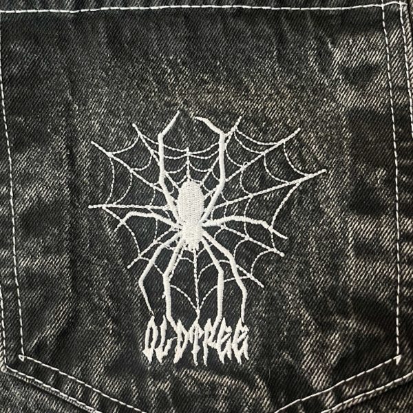 Jeans Extra Baggy Acid Wash Spider Old Tree - Imagen 6