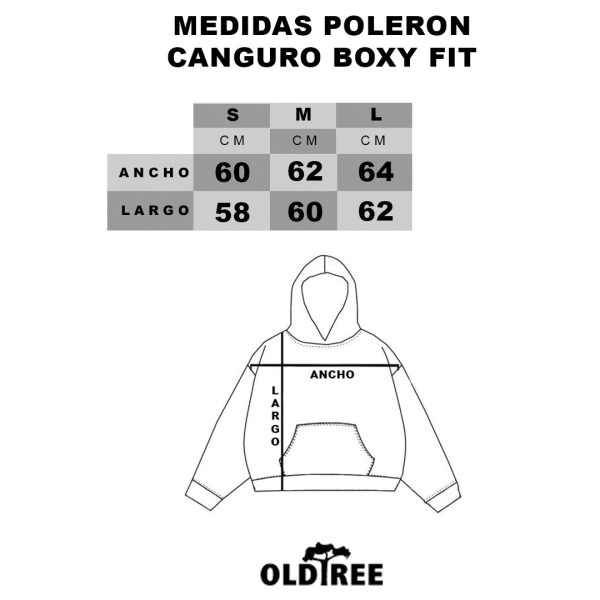 Hoodie Boxy Fit Rayo Cafe Old Tree - Imagen 2