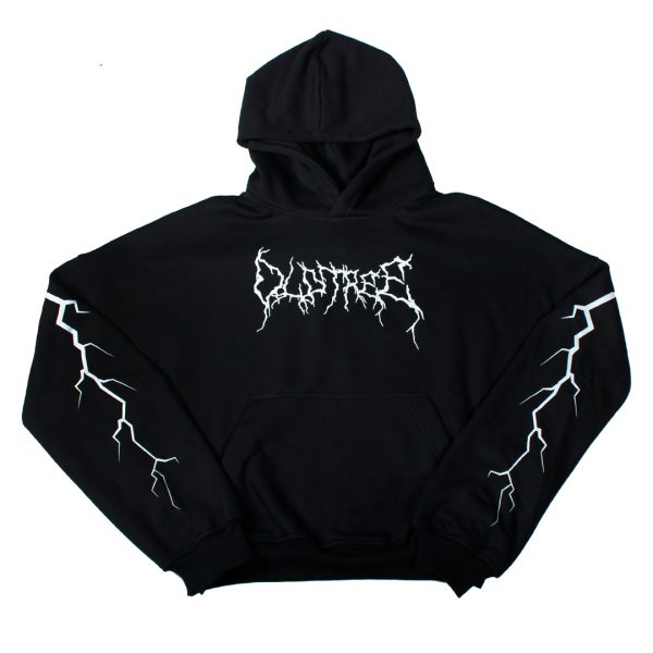 Hoodie Boxy Fit Rayo Negro Old Tree
