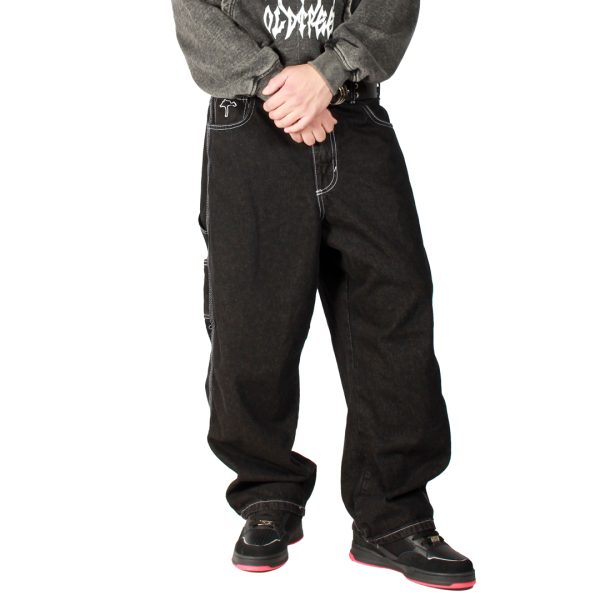 Jeans Carpenter Baggy Negro Silver Old Tree