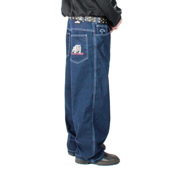 Jeans Extra Baggy Azul Bulldog Old Tree - Imagen 3