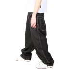 Jeans Extra Baggy Negro Silver Contrast Old Tree - Imagen 2