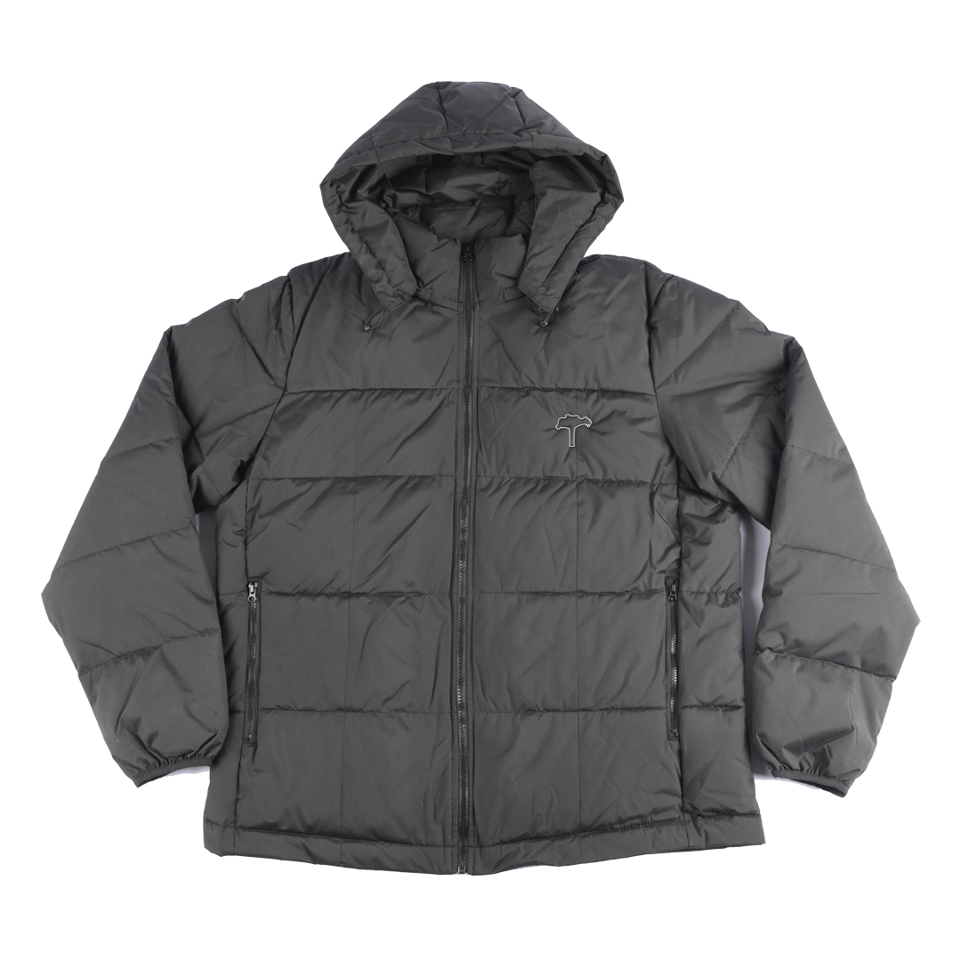 Chaqueta Puffer Negra Old Tree