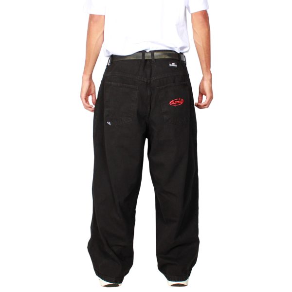 Jeans Extra Baggy Negro Ellipse Old Tree - Imagen 5