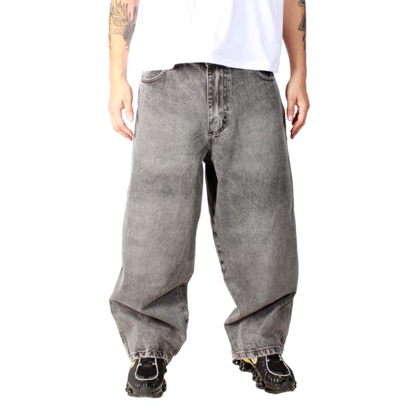 Jeans Extra Baggy Focalizado Acid Wash Ellipse Old Tree
