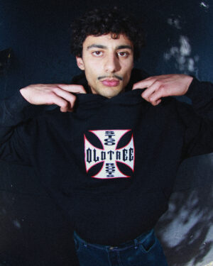Hoodie Boxy Fit Stgo Roots Negro Old Tree - Imagen 2