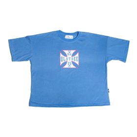 Polera Boxy Fit Stgo Roots Celeste Old Tree