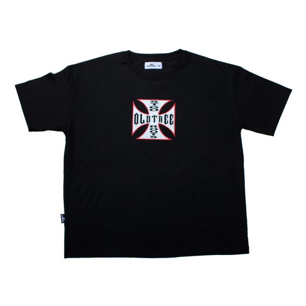 Polera Stgo Roots Negra Old Tree