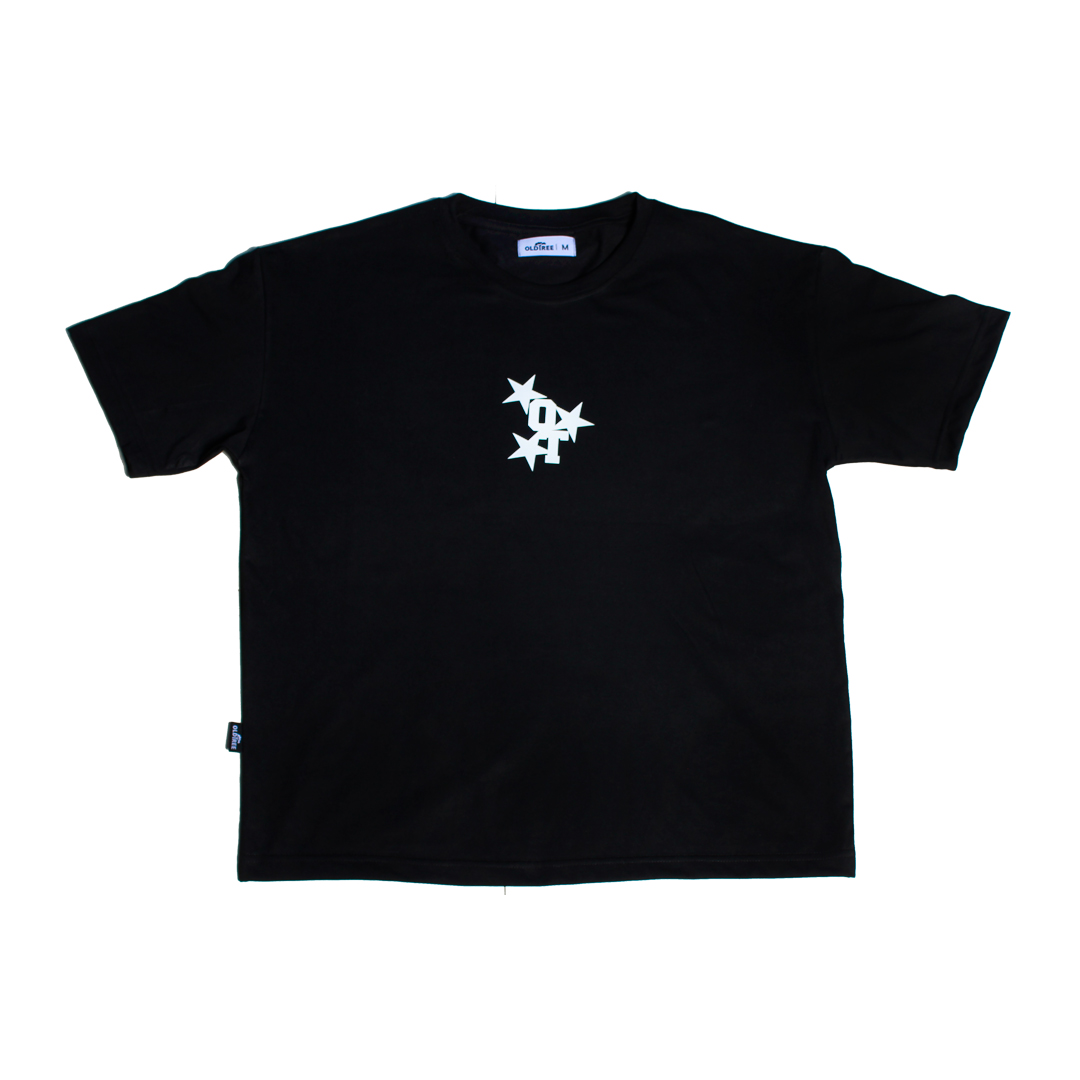 Polera Stars Negra Old Tree