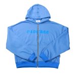 Hoodie Boxy Fit Doble Zip Celeste Old Tree