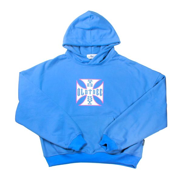 Hoodie Boxy Fit Stgo Roots Celeste Old Tree