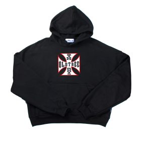 Hoodie Boxy Fit Stgo Roots Negro Old Tree