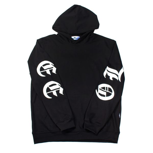 Hoodie Gotic French Terry Negro Old Tree