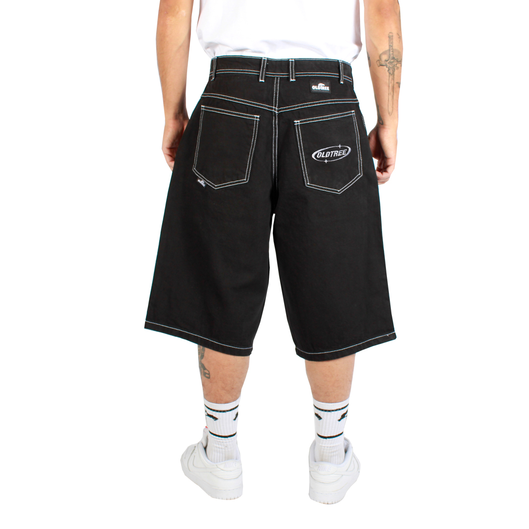 Jort Extra Baggy Negro Contrast Ellipse Old Tree - Imagen 3