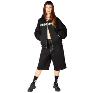 Jort Extra Baggy Negro Contrast Ellipse Old Tree - Imagen 5