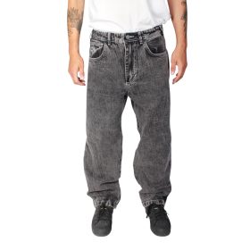 Jeans Regular Acid Wash Gris Trunk