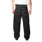 Jeans Regular Negro Contrast Trunk - Imagen 3
