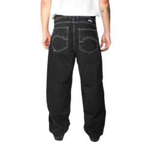 Jeans Regular Negro Contrast Trunk - Imagen 3
