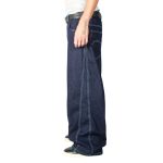 Jeans Baggy Three Cut Azul Contrast Old Tree - Imagen 4