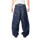 Jeans Baggy Three Cut Azul Contrast Old Tree - Imagen 3