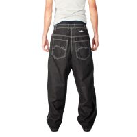 Jeans Baggy Three Cut Negro Silver Old Tree - Imagen 3