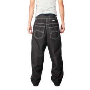 Jeans Baggy Three Cut Negro Silver Old Tree - Imagen 3
