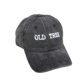 Dad Hat Typewriter Acid Wash Old Tree