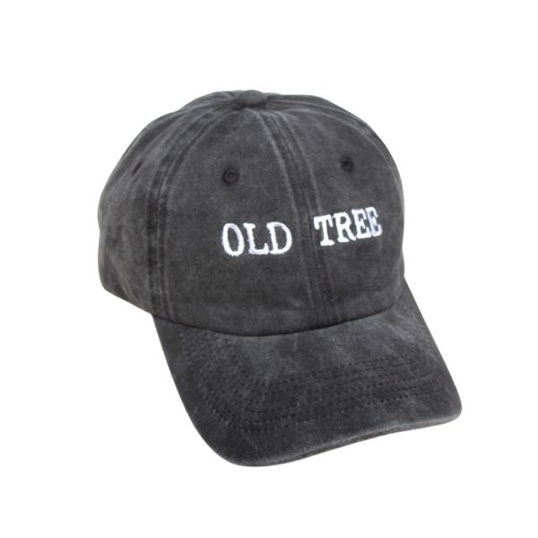 Dad Hat Typewriter Acid Wash Old Tree