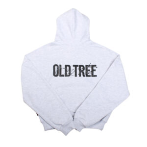 Hoodie OT Boxy Fit Gris Melange Old Tree - Imagen 2