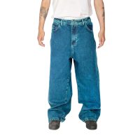 Jeans Baggy Three Cut Verde Acid Old Tree