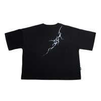 Polera Boxy Fit Bubble Negra Old Tree - Imagen 2