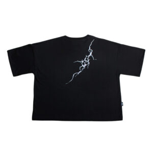 Polera Boxy Fit Bubble Negra Old Tree - Imagen 2