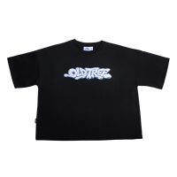 Polera Boxy Fit Bubble Negra Old Tree