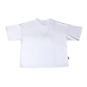 Polera Boxy Fit Bubble Blanca Old Tree - Imagen 2
