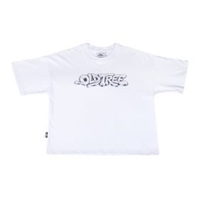 Polera Boxy Fit Bubble Blanca Old Tree