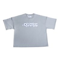 Polera Boxy Fit Bubble Gris Old Tree
