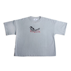 Polera Boxy Fit Eyes Gris Old Tree
