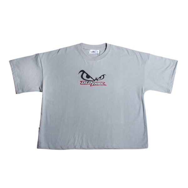 Polera Boxy Fit Eyes Gris Old Tree