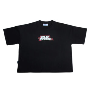 Polera Boxy Fit Fear Negra Old Tree