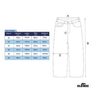Jeans Baggy Big Pocket Negro Focalizado Old Tree - Imagen 5