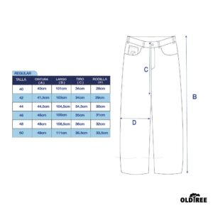 Jeans Regular Negro Contrast Trunk - Imagen 5