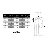 Jeans Baggy Ultra Cut Azul Old Tree - Imagen 5