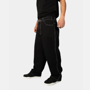 Jeans Extra Baggy Negro Contrast Classic Old Tree - Imagen 4