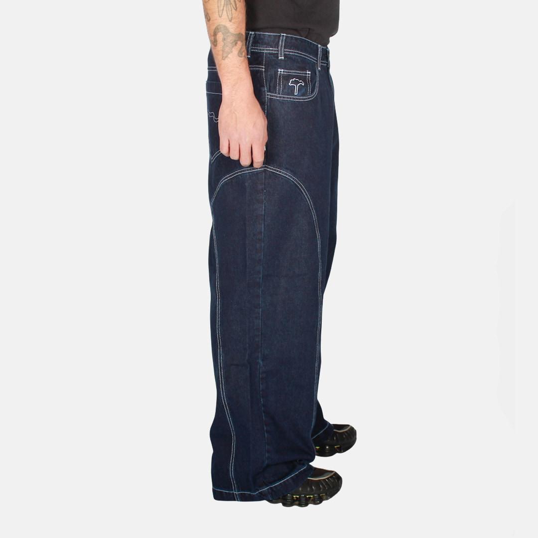 Jeans Baggy Ultra Cut Azul Old Tree - Imagen 3