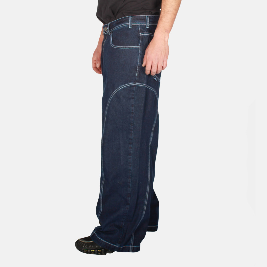 Jeans Baggy Ultra Cut Azul Old Tree - Imagen 4