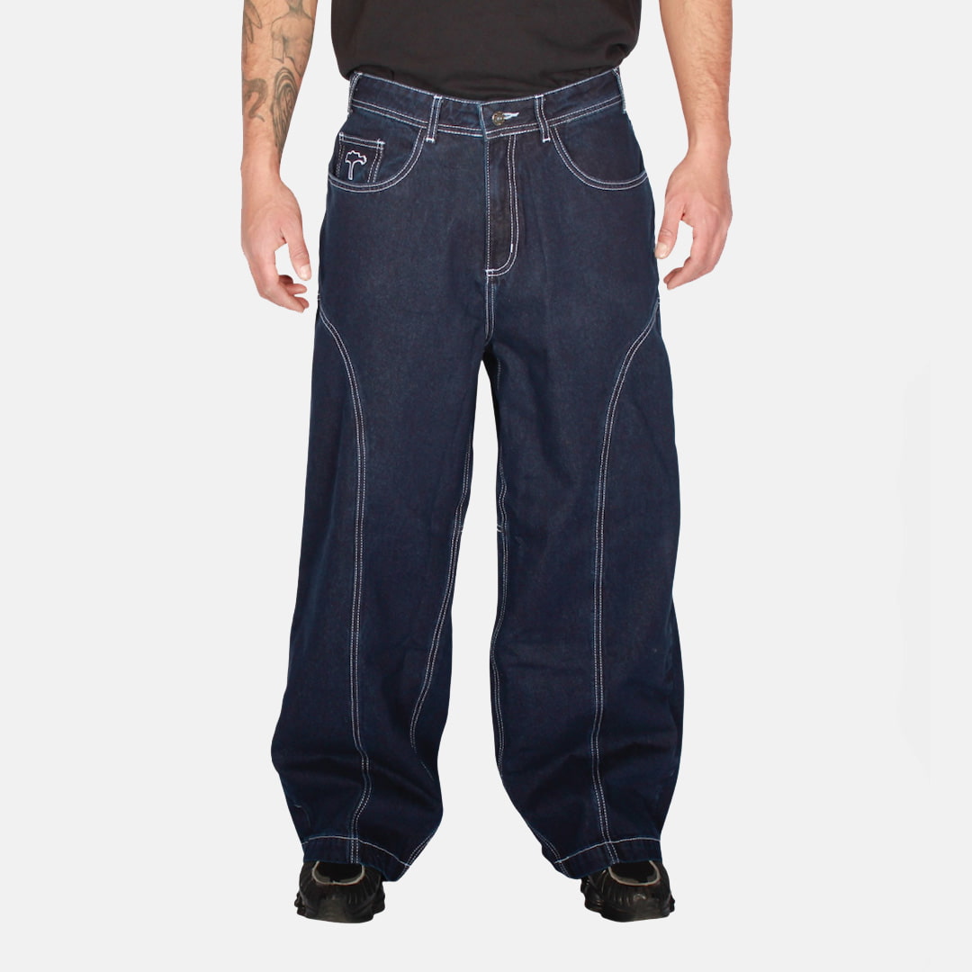 Jeans Baggy Ultra Cut Azul Old Tree
