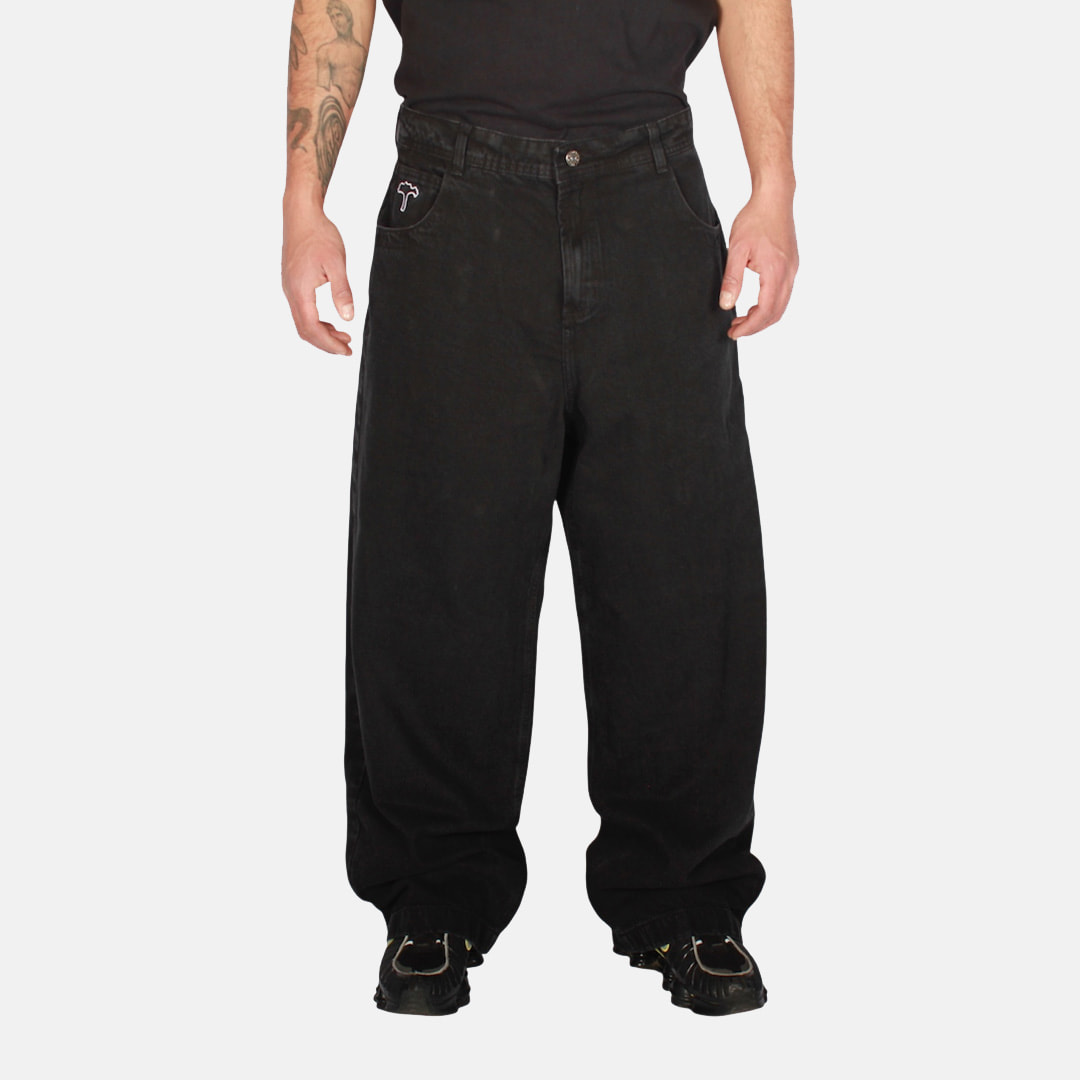 Jeans Baggy Big Pocket Negro Old Tree