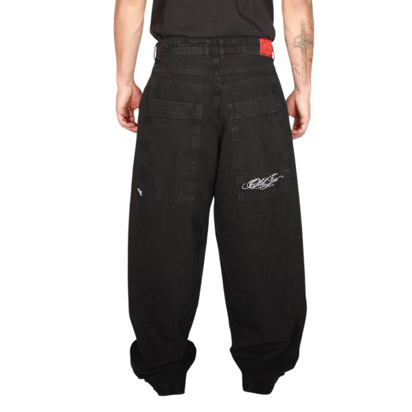 Jeans Baggy Big Pocket Negro Old Tree